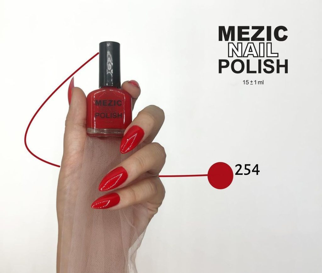 لاک ناخن مزیک MEZIC شماره 254