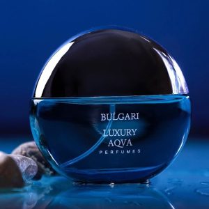 ادکلن مردانه لاکچری آکوا LUXURY AQVA مدل آکوا بولگاری BVLGARI حجم 55 میلی لیتر