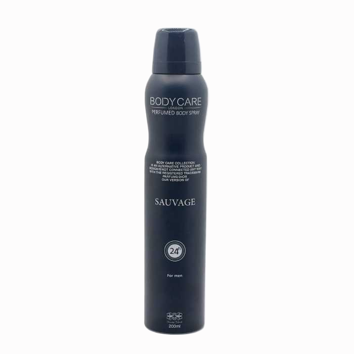 اسپری مردانه بادی کر مدل ساواج دیور SAUVAGE DIOR حجم 200 میلی لیتر