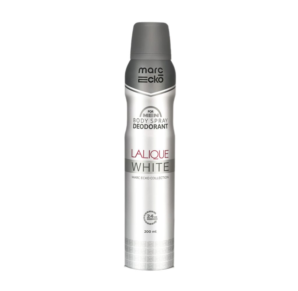 اسپری مردانه مارک اکو مدل لالیک وایت LALIQUE WHITE حجم 200 میلی لیتر