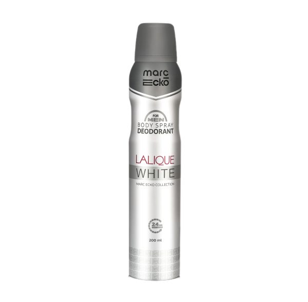 اسپری مردانه مارک اکو مدل لالیک وایت LALIQUE WHITE حجم 200 میلی لیتر