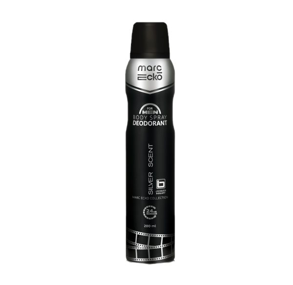 اسپری مردانه مارک اکو مدل سیلور سنت SILVER SCENT حجم 200 میلی لیتر