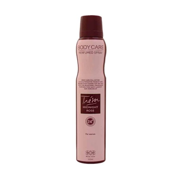 اسپری زنانه بادی کر BODY CARE مدل میدنایت رز MIDNIGHT ROSE حجم 200 میلی لیتر