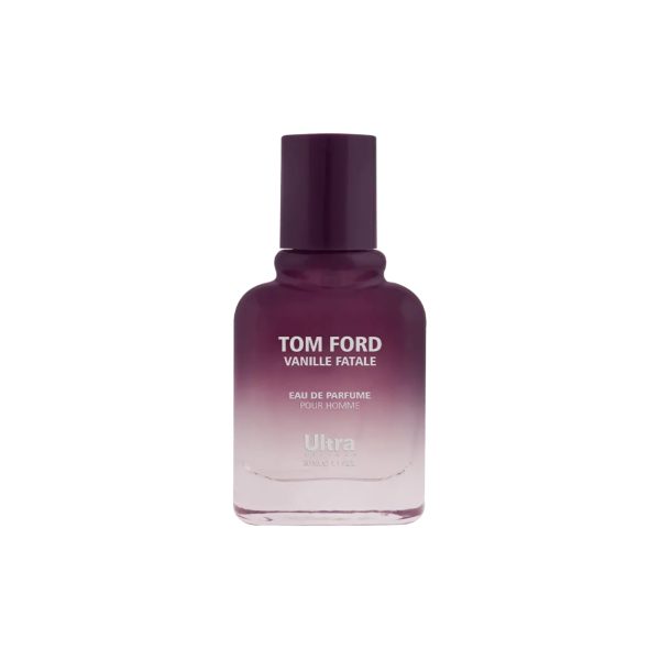 عطر جیبی مردانه اولترا Ultra مدل تام فورد وانیل فتال Tom Ford Vanille Fatale حجم 30 میلی لیتر