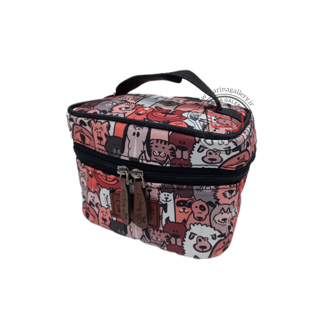 کیف لوازم آرایشی صندوقی وندی طرح HG