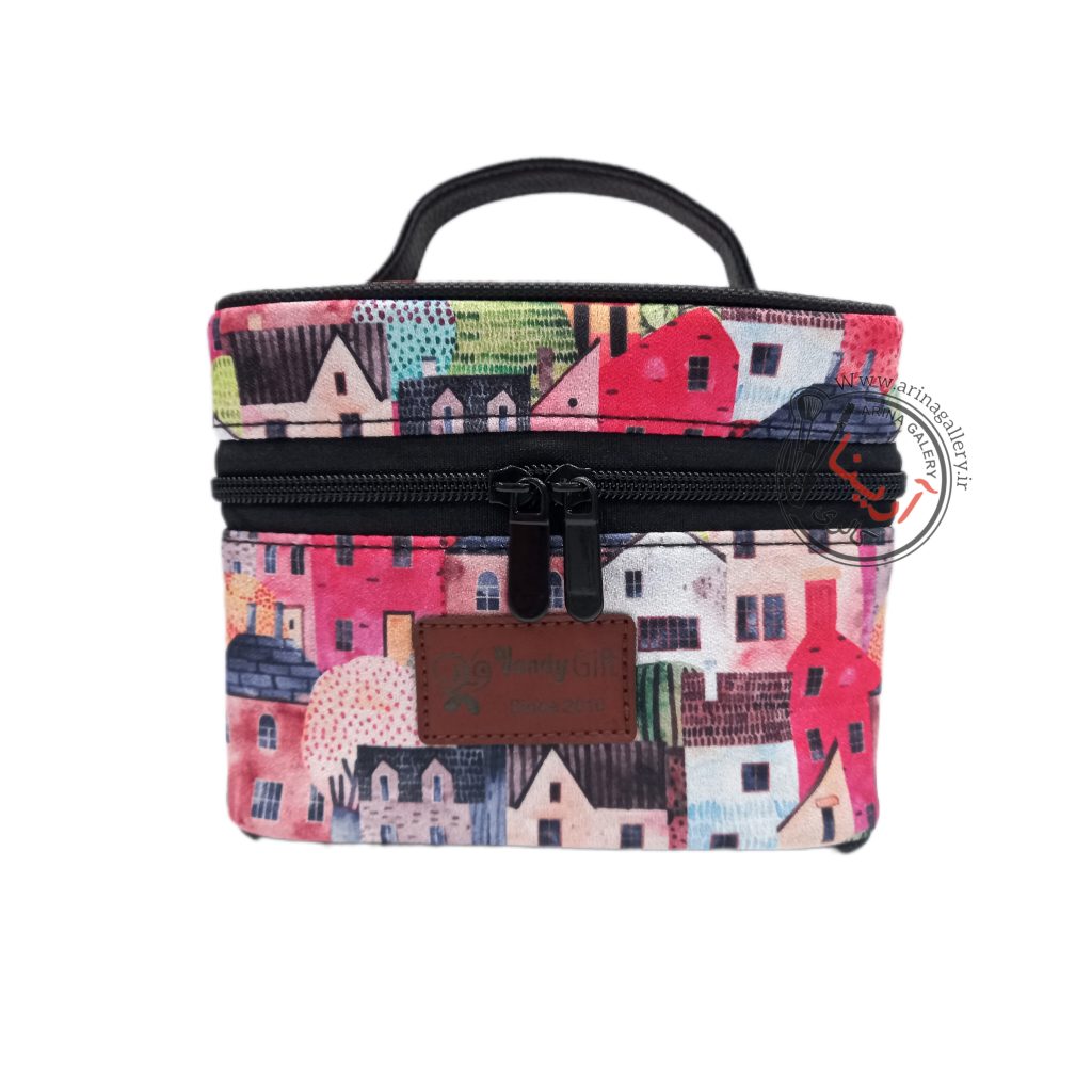 کیف لوازم آرایشی صندوقی وندی طرح NG