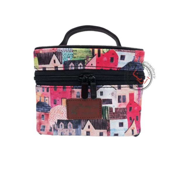 کیف لوازم آرایشی صندوقی وندی طرح NG