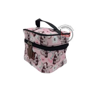 کیف لوازم آرایشی صندوقی وندی طرح کوالا