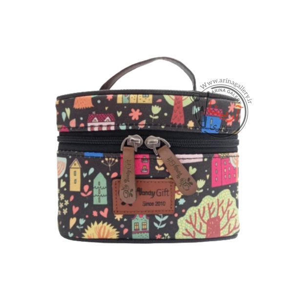 کیف لوازم آرایشی صندوقی وندی طرح NGB