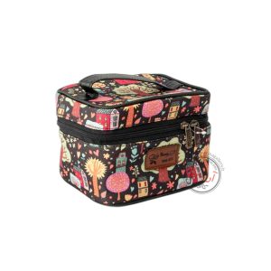 کیف لوازم آرایشی صندوقی وندی طرح NGB