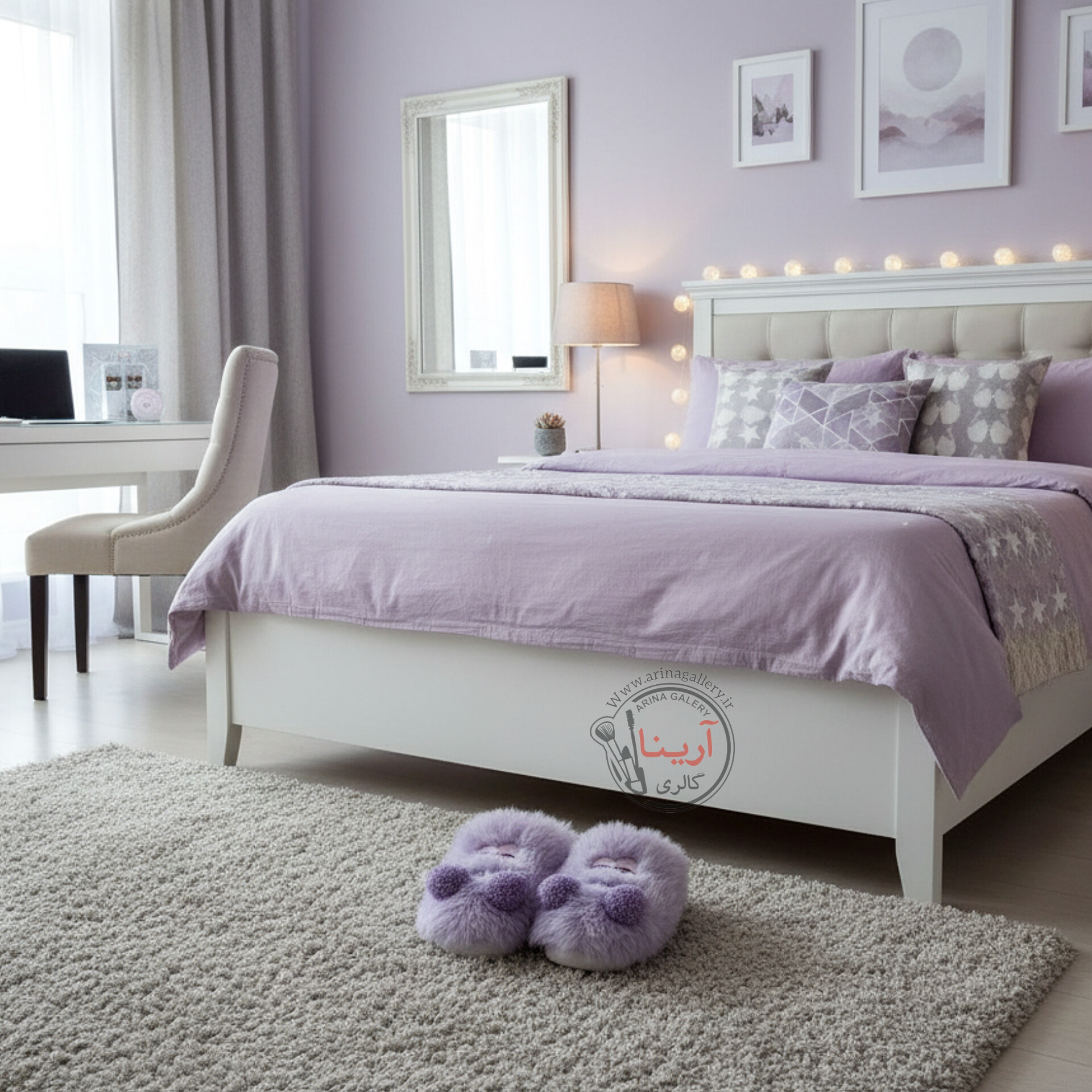 اسلیپر پولیشی وارداتی سالیوان بنفش