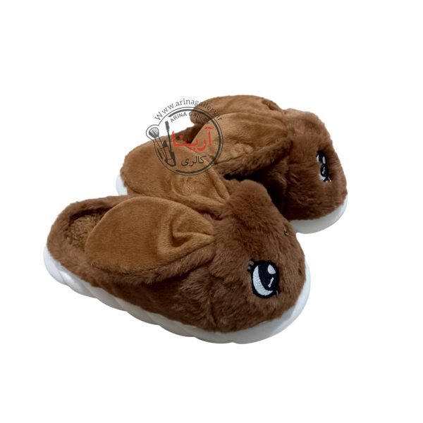 اسلیپر (دمپایی روفرشی) پولیشی خرگوش قهوهای