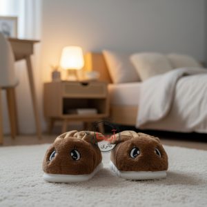 اسلیپر (دمپایی روفرشی) پولیشی خرگوش قهوه‌ای