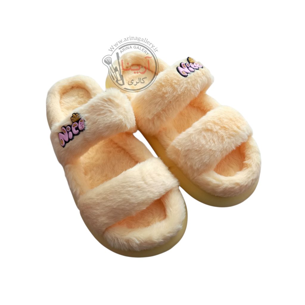 اسلیپر (دمپایی روفرشی) پولیشی نایس NICE زرد