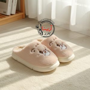 اسلیپر (دمپایی روفرشی) پولیشی تدی کرمی