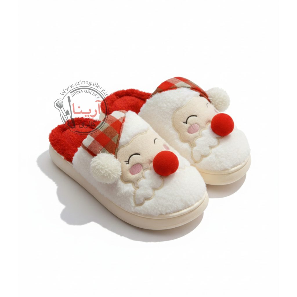 اسلیپر (دمپایی روفرشی) پولیشی بابانوئل قرمز