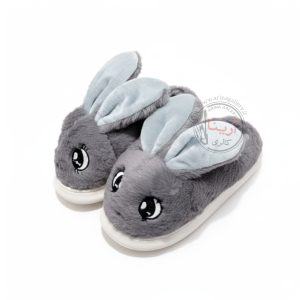 اسلیپر (دمپایی روفرشی) پولیشی خرگوش طوسی