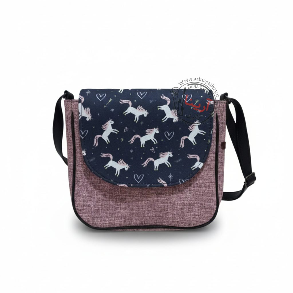 کیف دوشی دخترانه وندی سری هانا مدل یونیکورن