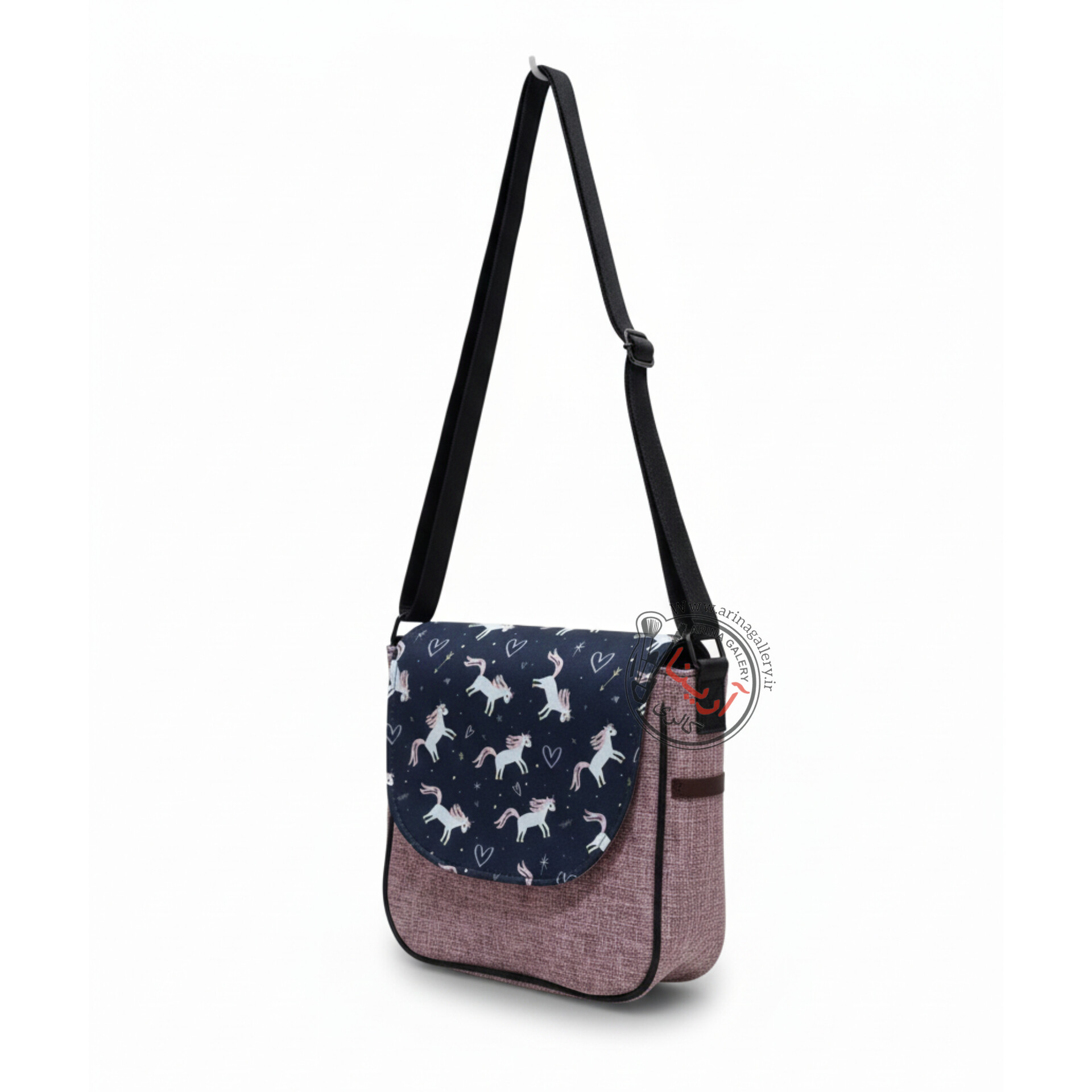 کیف دوشی دخترانه وندی سری هانا مدل یونیکورن