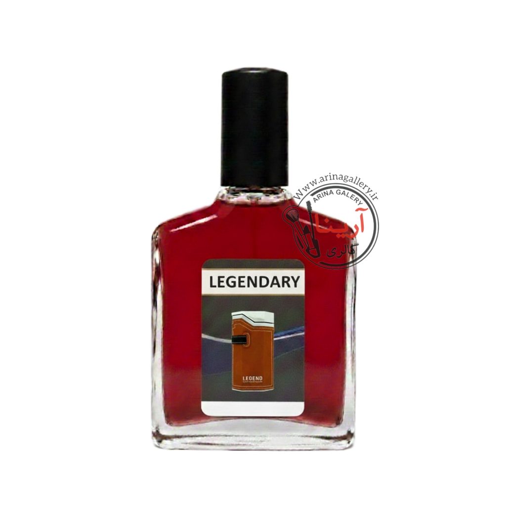 ادکلن 100 میل مردانه لجندری با نوشته و بارکد ساخت فرانسه رایحه لجند قهوه ای