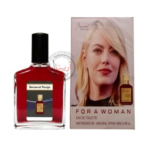 ادکلن کادویی 100 میل با نوشته و بارکد ساخت فرانسه رایحه باکارات رژ 540