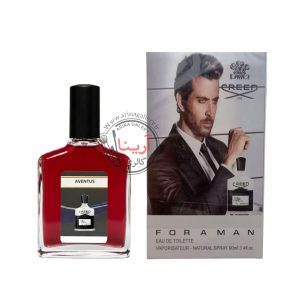 ادکلن کادویی 100 میل مردانه با نوشته و بارکد ساخت فرانسه رایحه کرید اونتوس