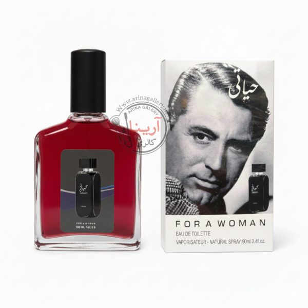 ادکلن کادویی 100 میل مردانه با نوشته و بارکد ساخت فرانسه رایحه حیاتی HAYAATI