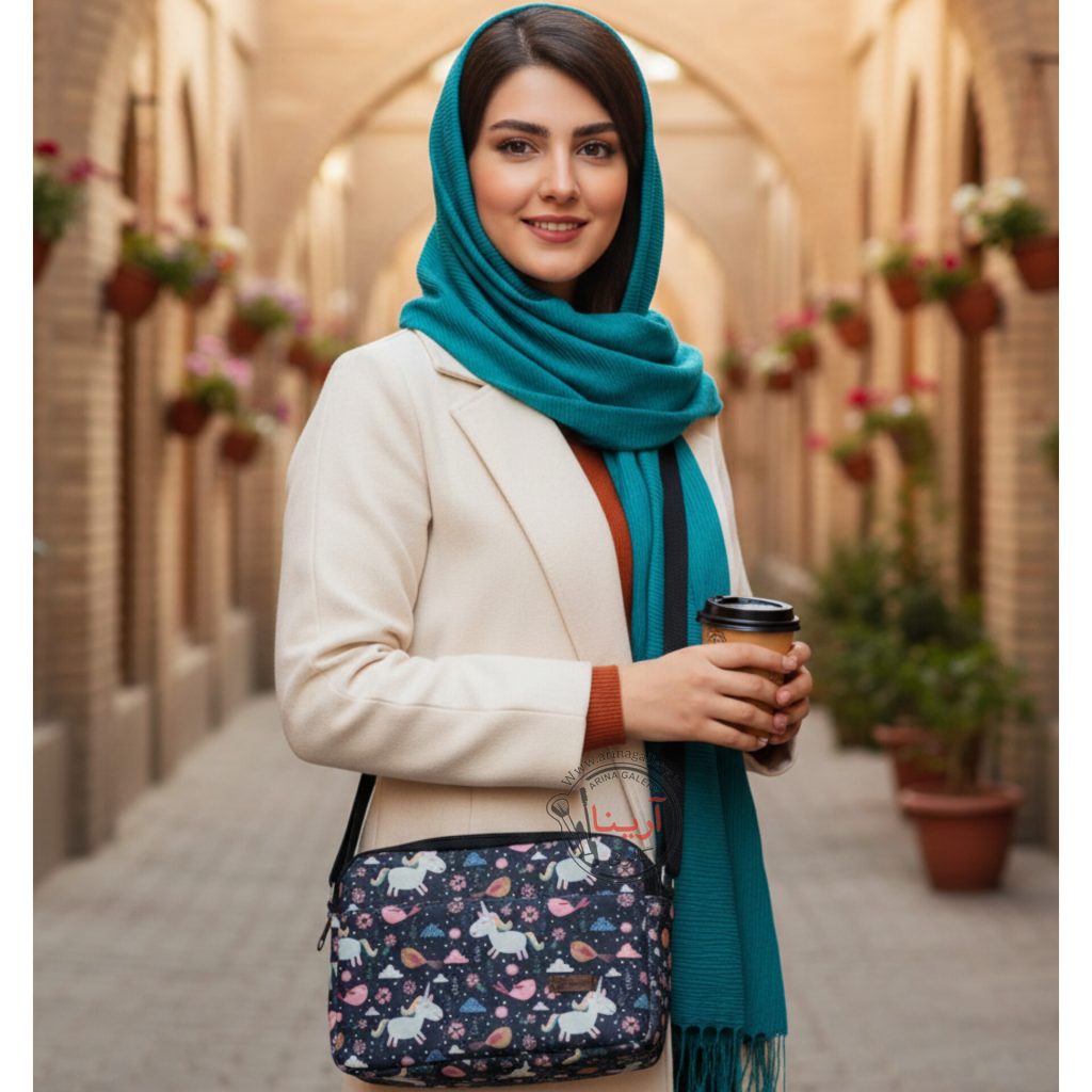 کیف دوشی دخترانه وندی سری یاس مدل یونیکورن