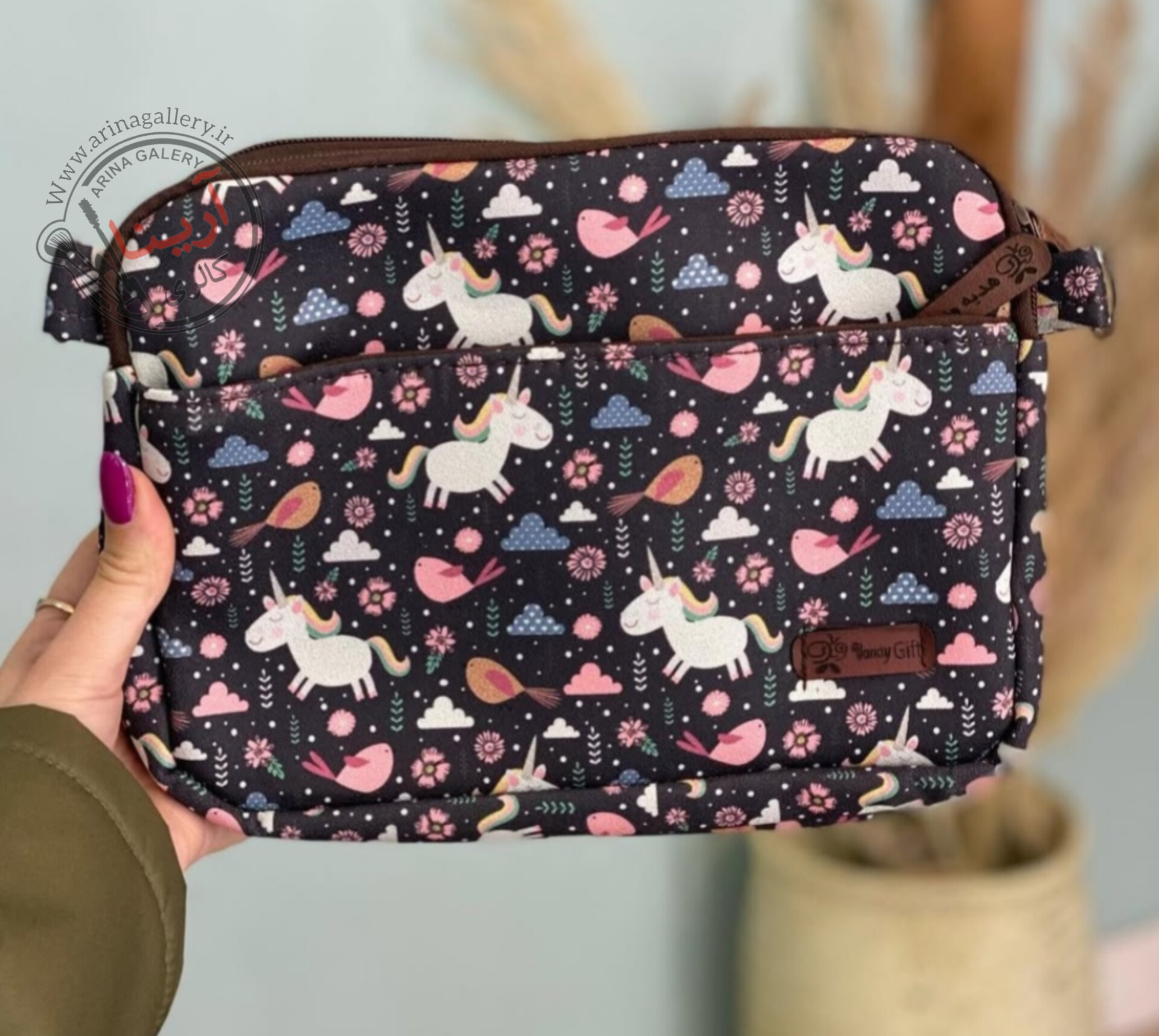 کیف دوشی دخترانه وندی سری یاس مدل یونیکورن