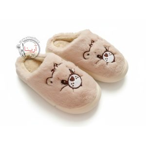 اسلیپر (دمپایی روفرشی) پولیشی تدی کرمی