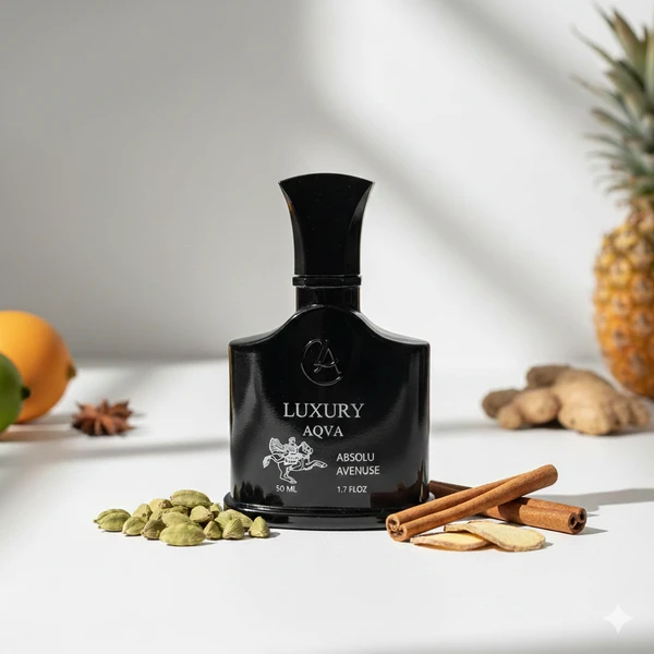 ادکلن مردانه لاکچری آکوا LUXURY AQVA مدل اونتوس ابسولو ABSOLU AVENUSE حجم 50 میلی لیتر