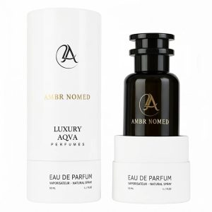 ادکلن لاکچری آکوا LUXURY AQVA مدل لویی ویتون آمبر نومد AMBR NOMED حجم 50 میلی لیتر