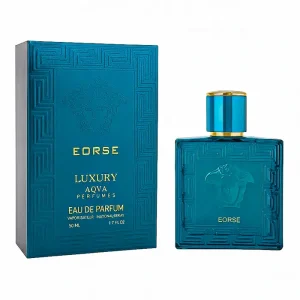 ادکلن مردانه لاکچری آکوا LUXURY AQVA مدل ورساچه اروس EORSE حجم 50 میلی لیتر