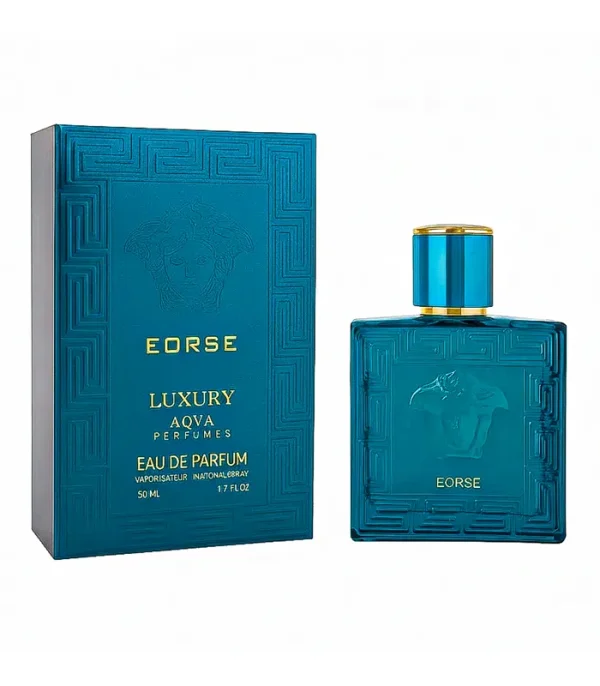 ادکلن مردانه لاکچری آکوا LUXURY AQVA مدل ورساچه اروس EORSE حجم 50 میلی لیتر
