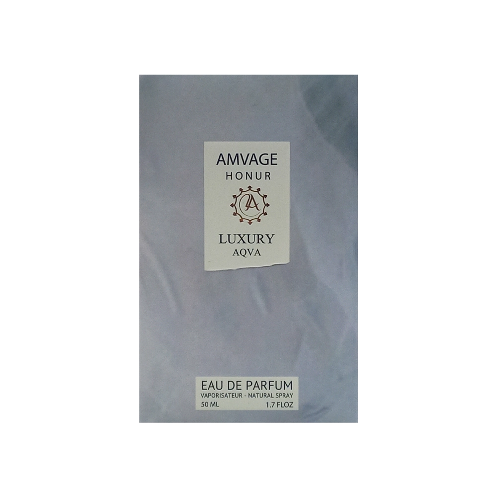 ادکلن زنانه لاکچری آکوا LUXURY AQVA مدل آمواج هانر AMVAGE HONUR حجم 50 میلی لیتر