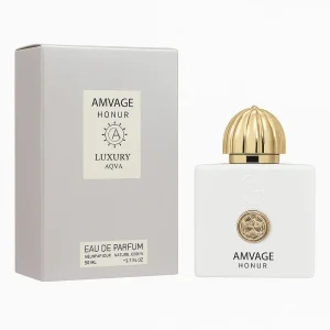 ادکلن زنانه لاکچری آکوا LUXURY AQVA مدل آمواج هانر AMVAGE HONUR حجم 50 میلی لیتر