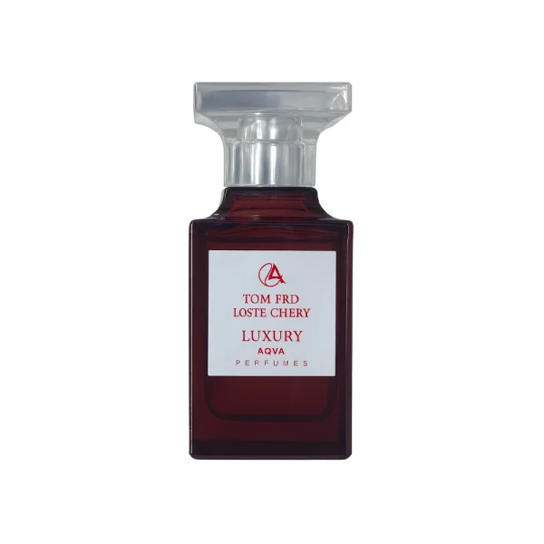 ادکلن مردانه لاکچری آکوا LUXURY AQVA مدل تام فورد لاست چری LOSTE CHERY حجم 50 میلی لیتر