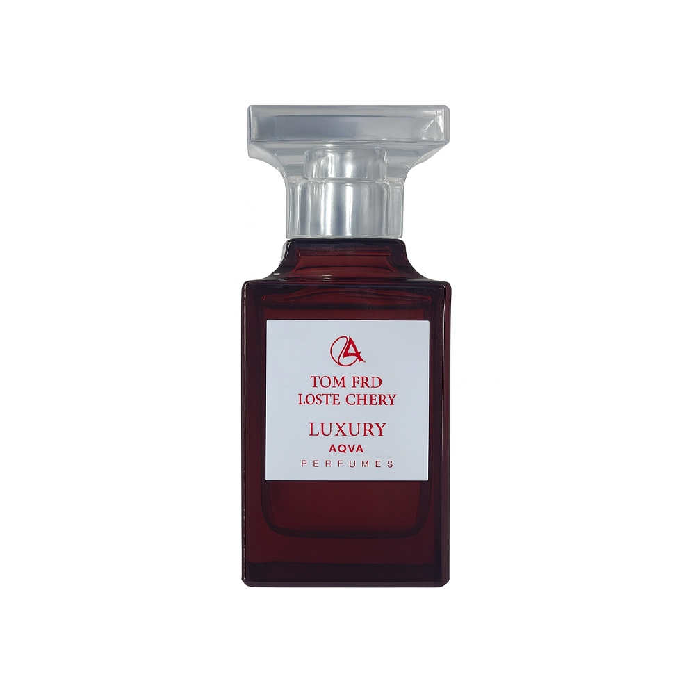 ادکلن مردانه لاکچری آکوا LUXURY AQVA مدل تام فورد لاست چری LOSTE CHERY حجم 50 میلی لیتر