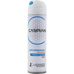 اسپری‌ ضد تعریق زنانه کاسپین CASPIAN مدل Fresh Sense حجم 200 میلی لیتر