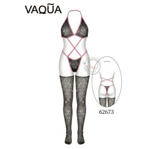 لباس خواب بادی زنانه فانتزی نگین دار برند واکوا VAQUA مدل 62673