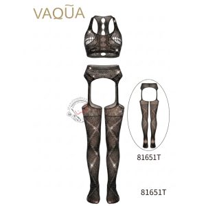 لباس خواب بادی زنانه فانتزی نگین دار برند واکوا VAQUA مدل 81651T