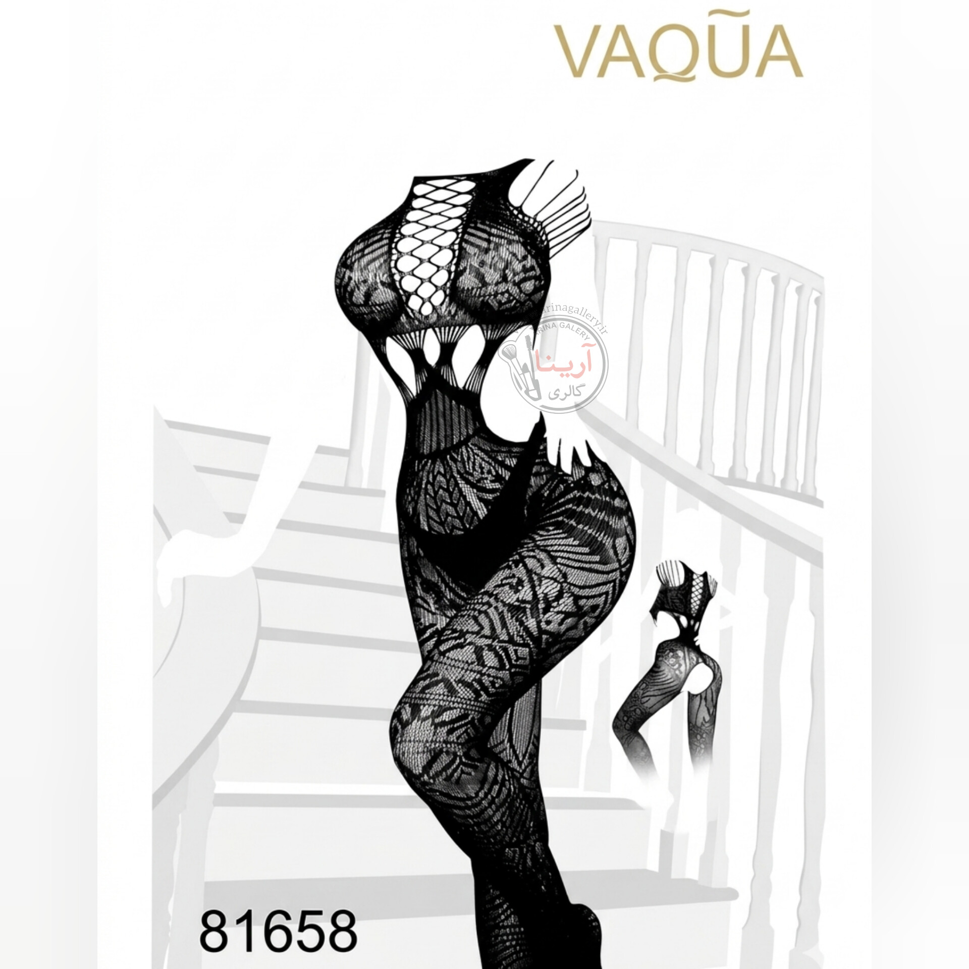 لباس خواب بادی زنانه فانتزی فیشنت برند واکوا VAQUA مدل 81658