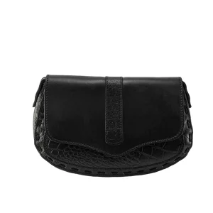 کیف دوشی چرم طبیعی مدل در پروانه ای کد 01