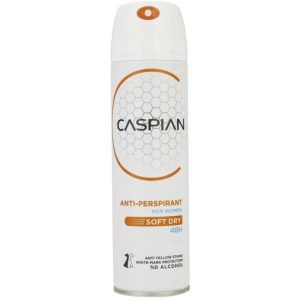 اسپری‌ ضد تعریق زنانه کاسپین CASPIAN مدل Soft Dry حجم 200 میلی لیتر