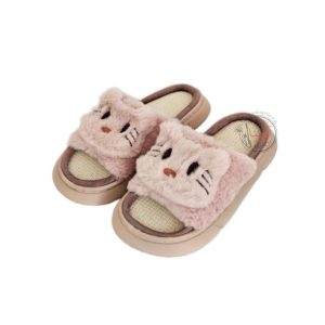 اسلیپر (دمپایی روفرشی) پولیشی زنانه کیتی Kitty صورتی