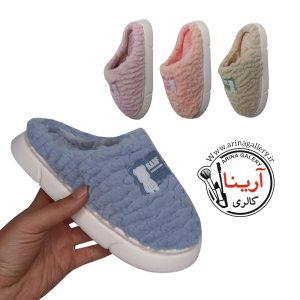 اسلیپر (دمپایی روفرشی) پولیشی گلسار طرح تدی یاسی